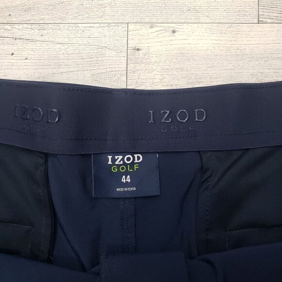 Izod Golf Cargo Shorts Swing Flex 9" Stretch 6 Pocket Blue Mens Size 44 NWT $70 - Picture 7 of 11